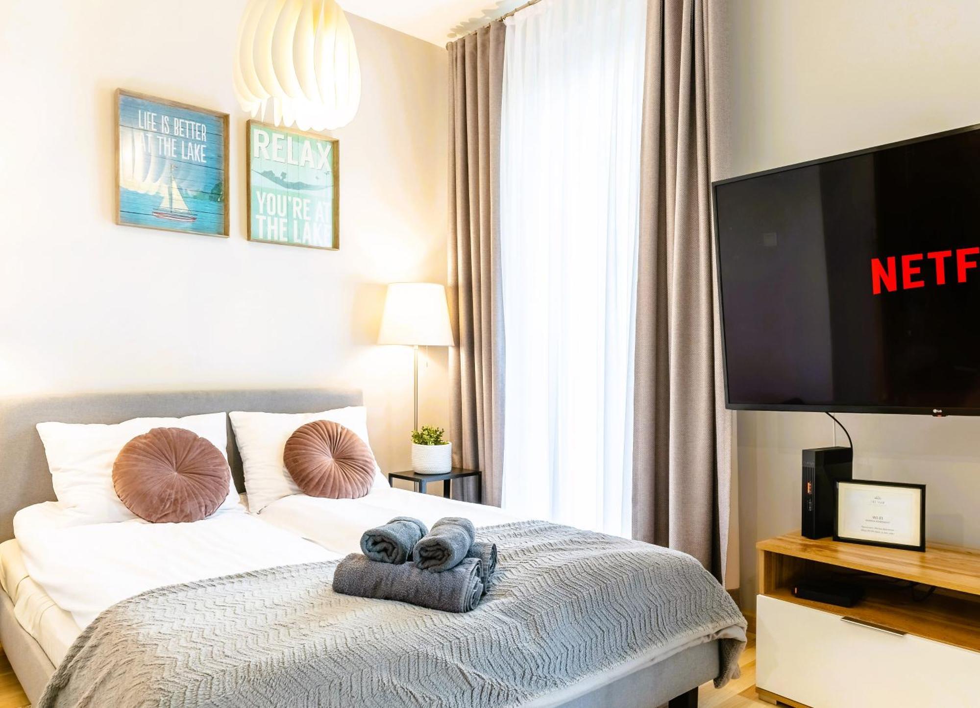 Marina Apartment - Przy Jeziorze, Taras, Tv55" Z Netflix I Prime, Parking Iława Exteriör bild