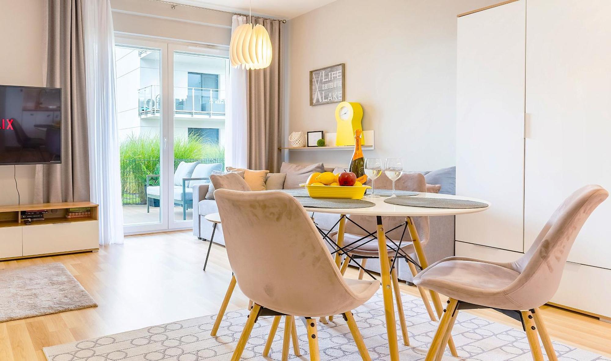 Marina Apartment - Przy Jeziorze, Taras, Tv55" Z Netflix I Prime, Parking Iława Exteriör bild